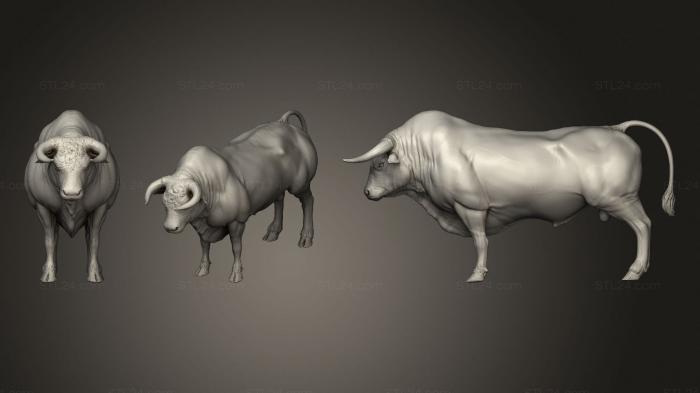 Animal figurines (Bull 43, STKJ_1959) 3D models for cnc